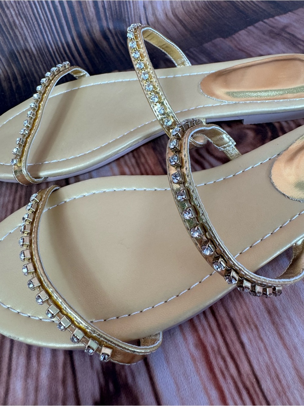 Avon Two-Band Rhinestone Slide - Picture 5 of 9